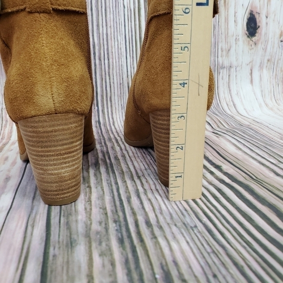 KOOLABURRA by Ugg Suede Samiah Buckle Boots Chestnut Brown New Size 8 - Picture 5 of 10